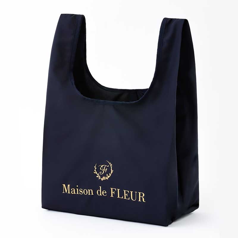 Maison de FLEUR MY ECO BAG BOOK NAVY:4/28発売【ムック本付録】メゾンドフルール エコバッグ ネイビー
