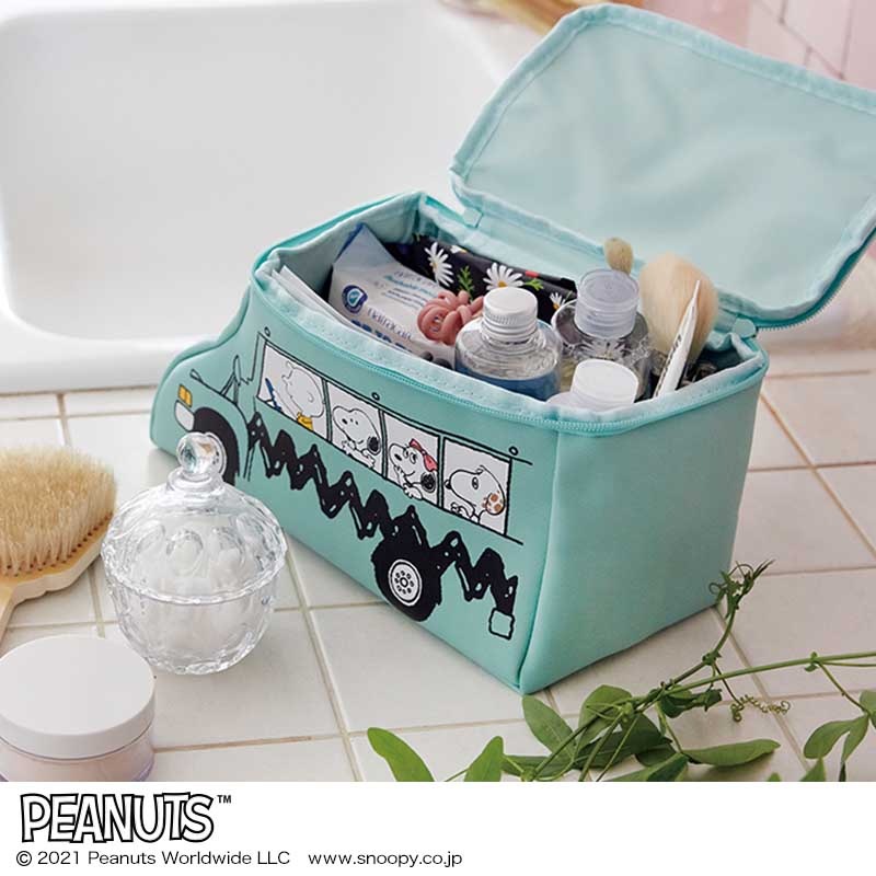 【スヌーピー ムック本】スクールバスのマルチポーチ 2021年9月18日発売