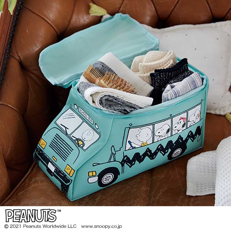 【スヌーピー ムック本】スクールバスのマルチポーチ 2021年9月18日発売