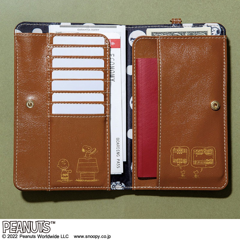 SNOOPY LONG WALLET BOOK スマートお財布ショルダーバッグ：9/30発売【ムック本付録】スヌーピー スマートお財布ショルダーバッグ