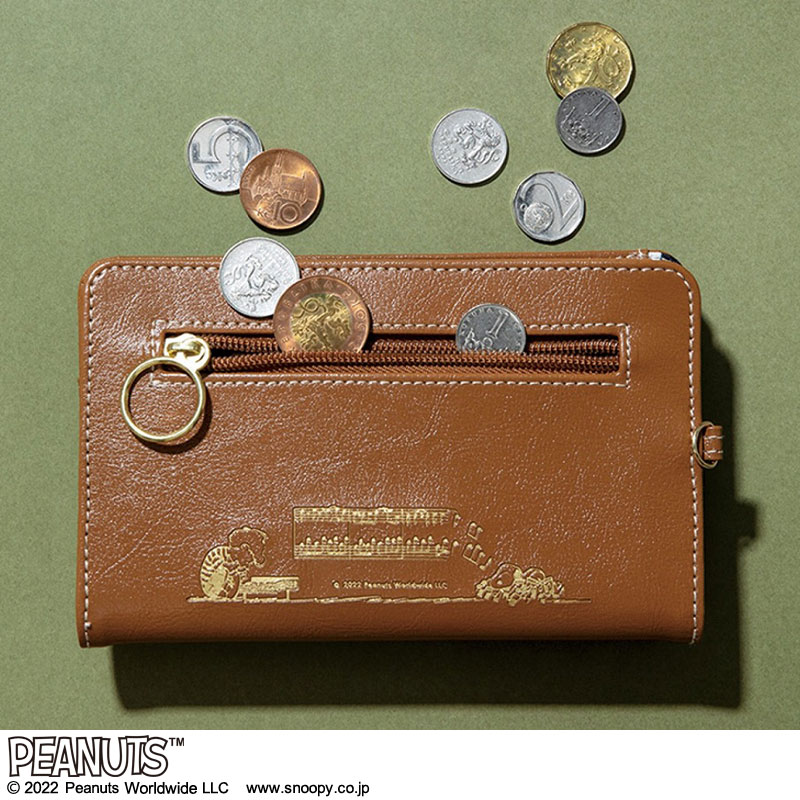 SNOOPY LONG WALLET BOOK スマートお財布ショルダーバッグ：9/30発売【ムック本付録】スヌーピー スマートお財布ショルダーバッグ