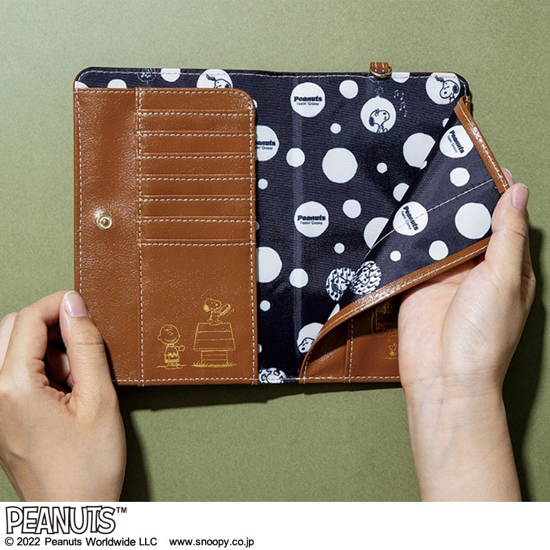 SNOOPY LONG WALLET BOOK スマートお財布ショルダーバッグ：9/30発売【ムック本付録】スヌーピー スマートお財布ショルダーバッグ