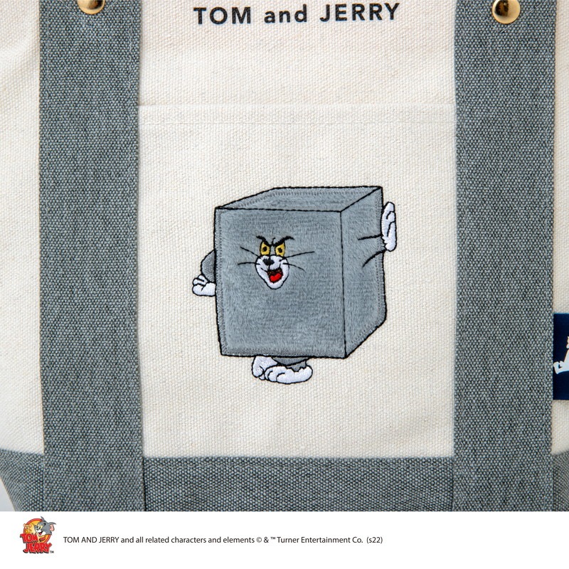 【セブンイレブン限定付録】トムアンドジェリー ファニーアート 2WAYトートバッグ トムver.