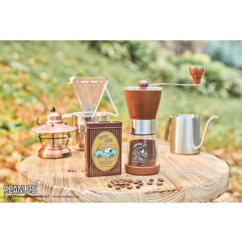 MonoMaster モノマスター 2023年5月号(雑誌)【付録】PEANUTS[ピーナッツ]スヌーピーデザインのコーヒーミル＆ミニ缶