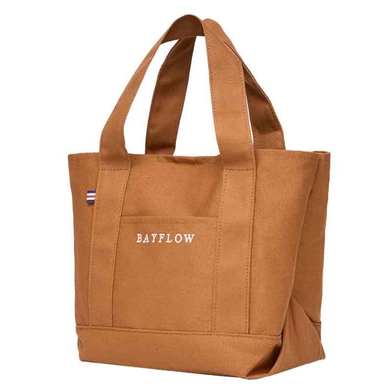 BAYFLOW 収納5ポケット LOGO TOTE BAG BOOK CAMEL | 商品