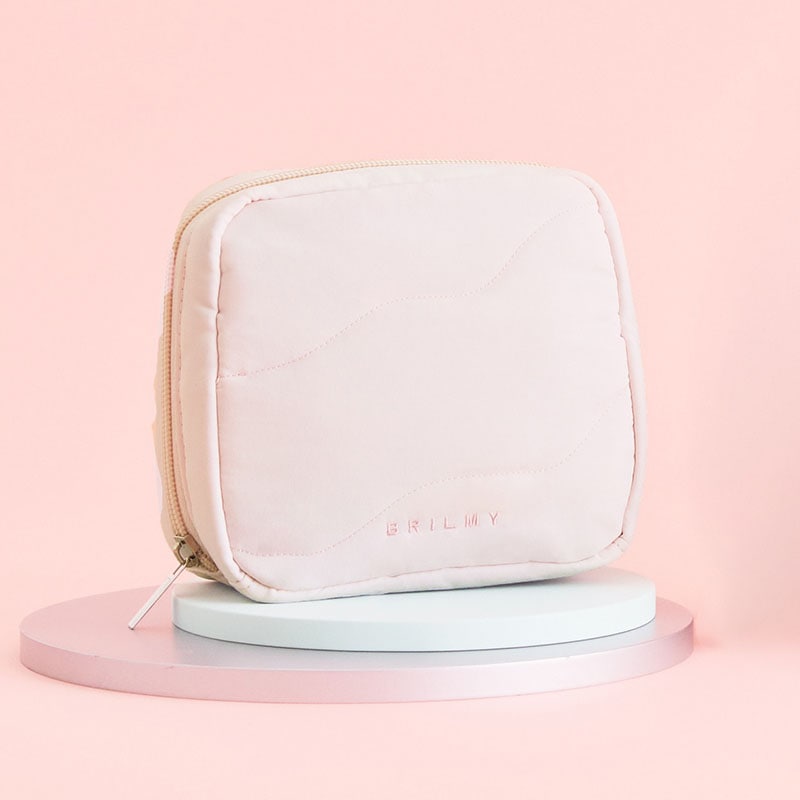BRILMY 中身が見えて時短がかなう ズボラに優しいコスメポーチ S-size