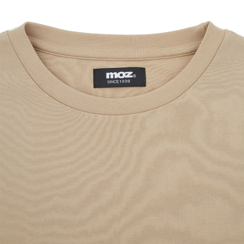 moz ロングＴシャツワンピース BOOK カフェオレver.：7/14発売【宝島チャンネル限定付録】moz ロングＴシャツワンピース（カフェオレ）人気のクルーネックデザイン