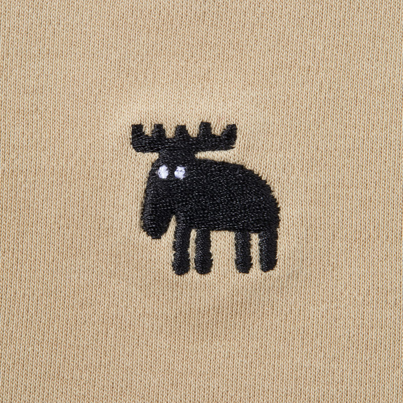 moz ロングＴシャツワンピース BOOK カフェオレver.：7/14発売【宝島チャンネル限定付録】moz ロングＴシャツワンピース（カフェオレ）エルクの刺繍入り