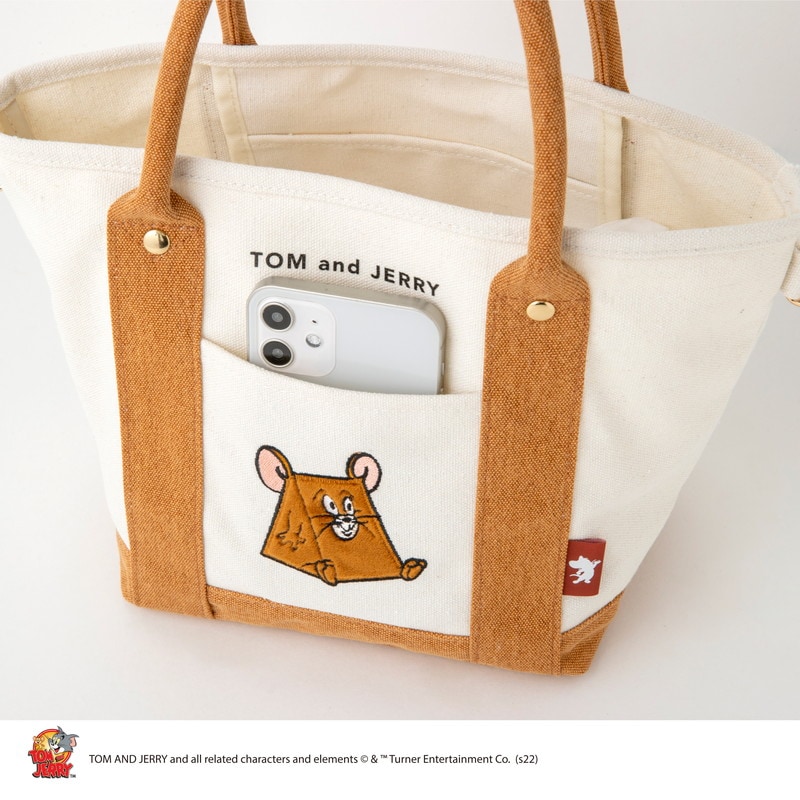 【セブンイレブン限定付録】トムアンドジェリー ファニーアート 2WAYトートバッグ ジェリーver.