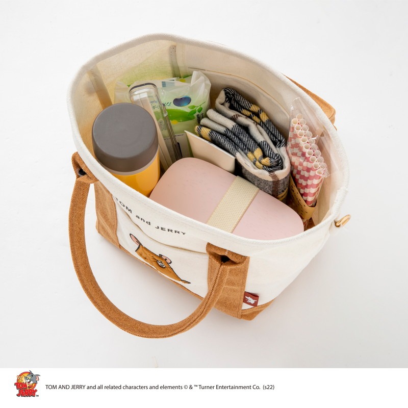 【セブンイレブン限定付録】トムアンドジェリー ファニーアート 2WAYトートバッグ ジェリーver.