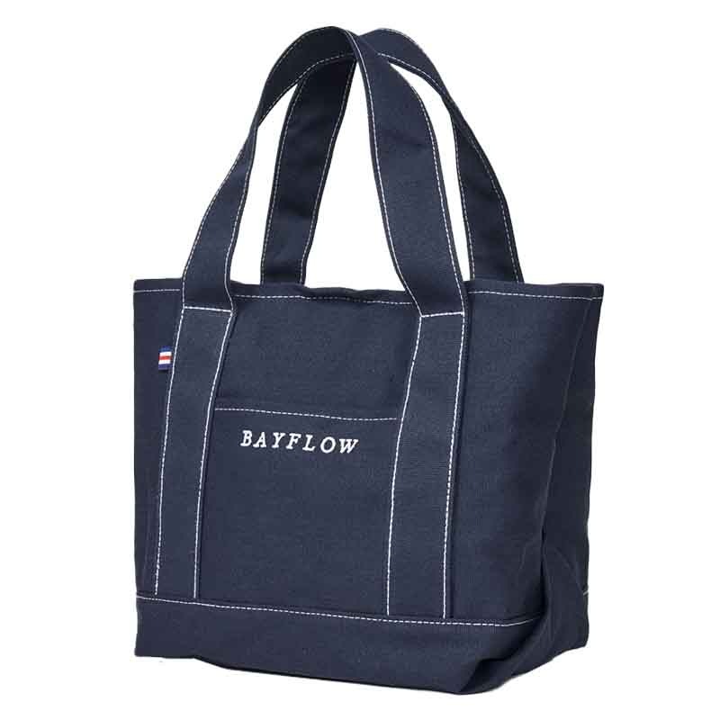 BAYFLOW 収納5ポケット LOGO TOTE BAG BOOK NAVY | 商品カテゴリ一覧