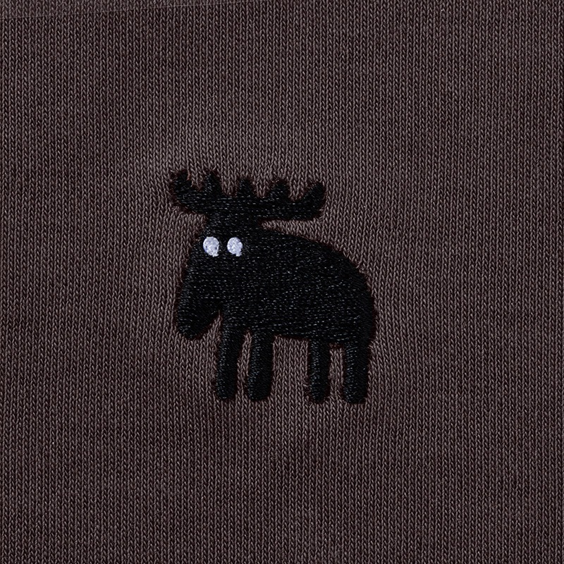 moz ロングＴシャツワンピース BOOK ココアver.：7/14発売【宝島チャンネル限定付録】moz ロングＴシャツワンピース（ココア）エルクの刺繍入り