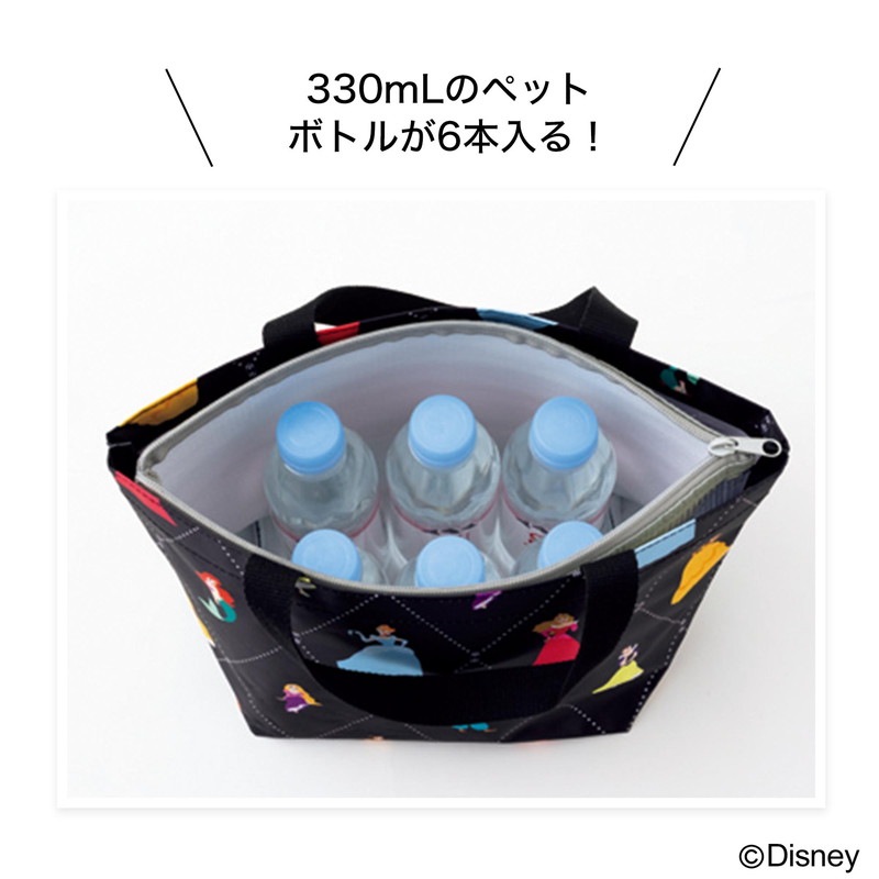 【InRed インレッド 2022年4月号 雑誌付録】ディズニープリンセスデザイン 2つセットで使うと保冷温バッグになる マチ広トート&保冷温ポーチ