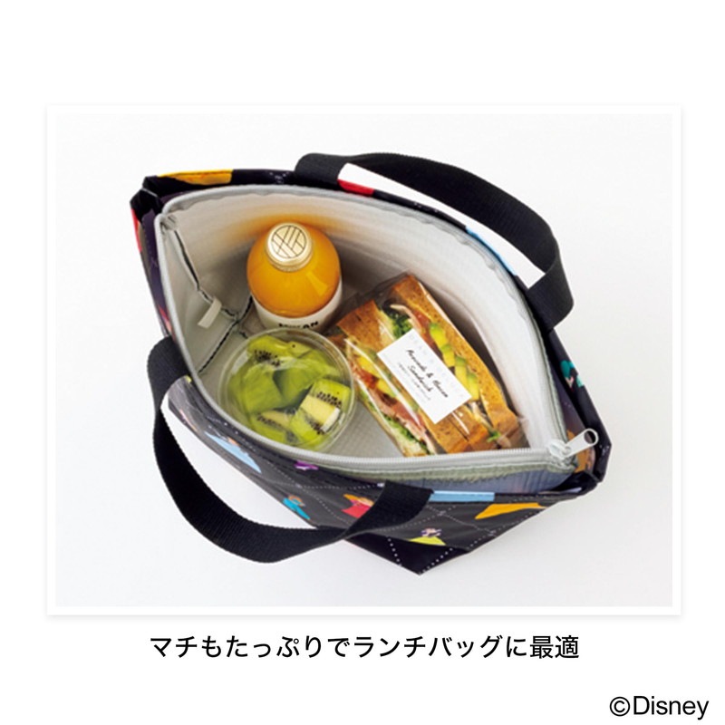 【InRed インレッド 2022年4月号 雑誌付録】ディズニープリンセスデザイン 2つセットで使うと保冷温バッグになる マチ広トート&保冷温ポーチ