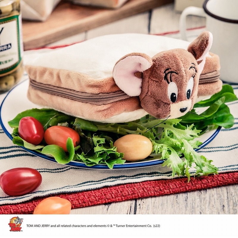 【ムック本付録】トムアンドジェリー ファニーアート パンに挟まれちゃったジェリー