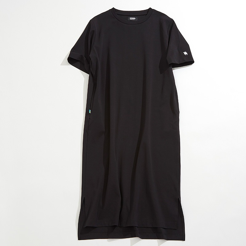 moz ロングＴシャツワンピース BOOK ブラックver.：7/14発売【宝島チャンネル限定付録】moz ロングＴシャツワンピース（ブラック）