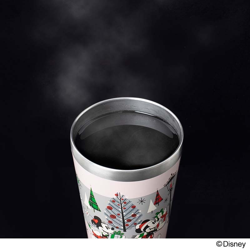 【ディズニー ムック本 付録】カップコーヒータンブラー ウィンターパーティー ピンク 12月3日