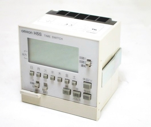 オムロン タイマースイッチ　H5S-WA2 6個セット　新品未使用　デジタル オムロン（OMRON） あさってつく対応 OMRON H5S-WA2 デジタル・タイム