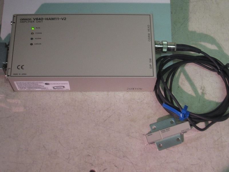 OMRON V640-HAM11-V2/V640-HS61 2M RFID system amplifier unit / head