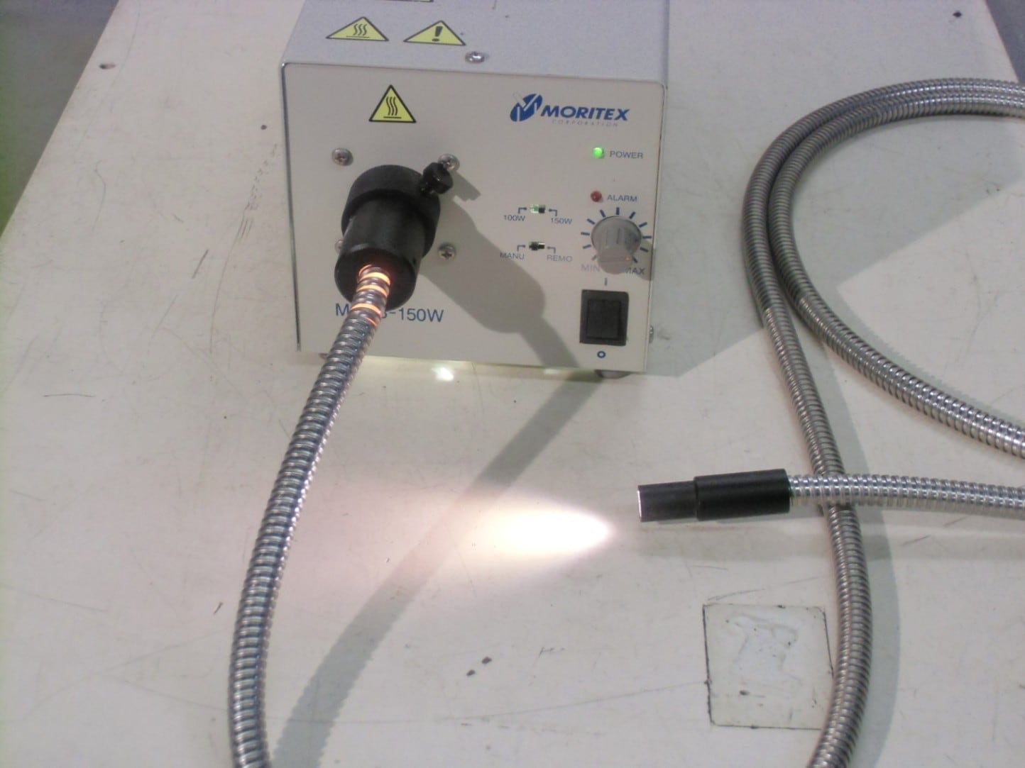 モリテックス　ハロゲン光源装置　MHAB-150W ライトガイド付き MORITEX MHAB-150W Light guide / light source | Optical instrument