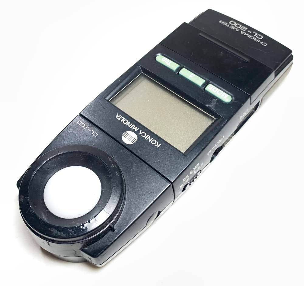 KONICA MINOLTA 色彩照度計 スムーズ CL-200
