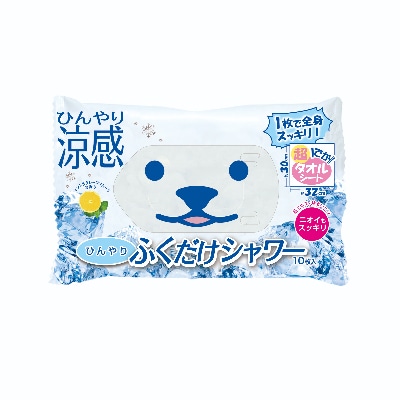 【ふくだけ】ひんやりふくだけシャワー ミント＆グレープフルーツの香り