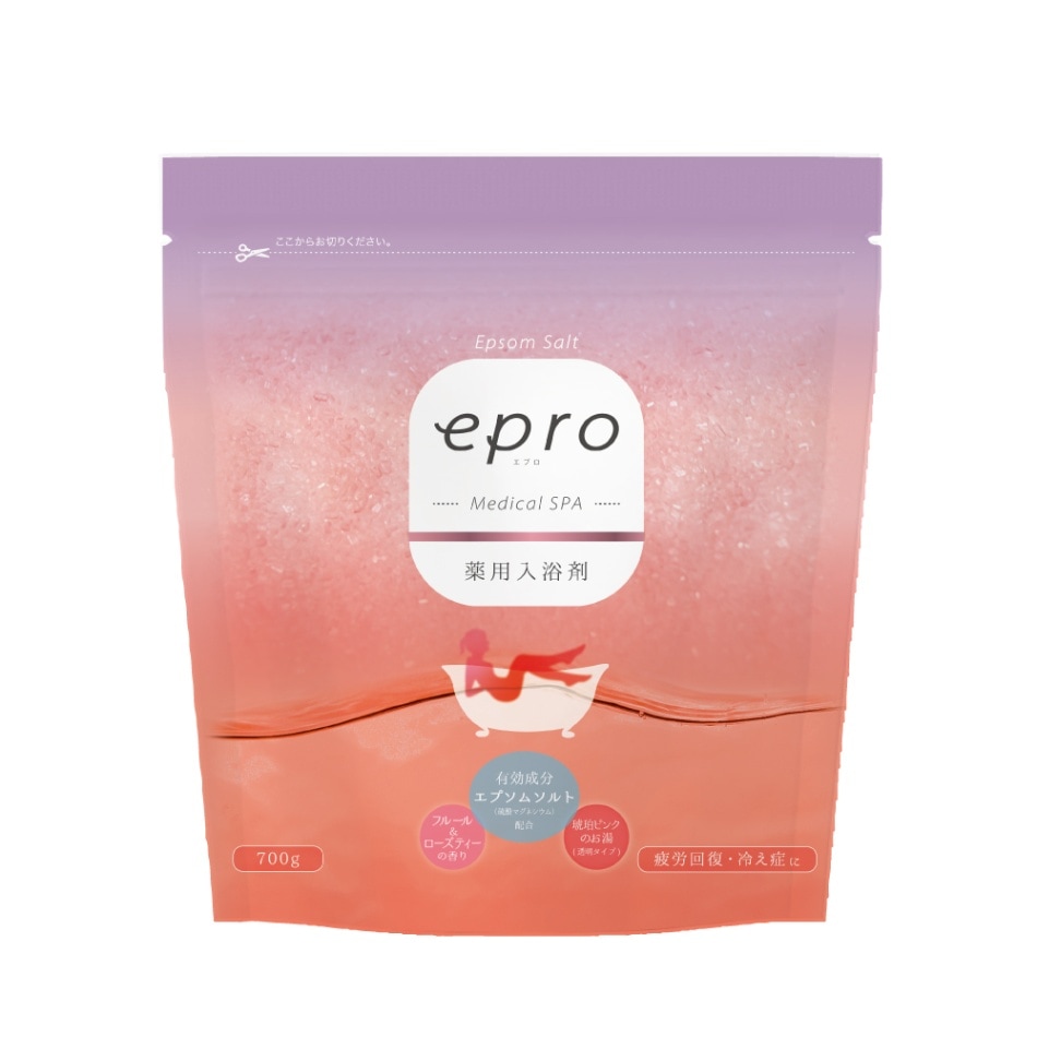 epro エプロ MedicalSPA 薬用入浴剤 ハーブ&アンバーの香り 4個 薬用入浴剤 エプロ メディカルスパ フルール＆ローズティーの
