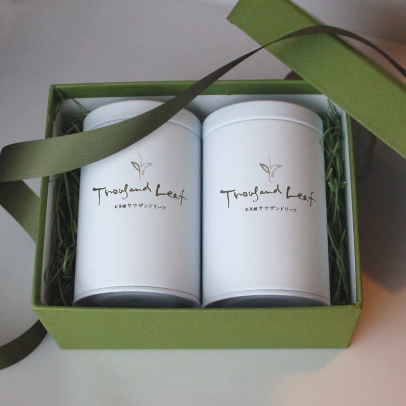 【2缶入 貼り箱ギフト】 リーフタイプ