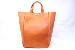 Twist Buckle Tote Bag