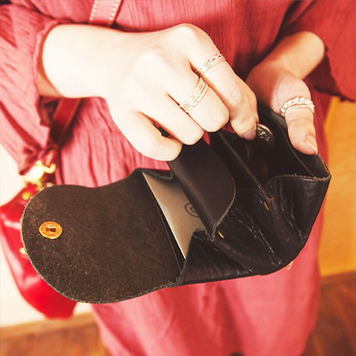 クラフトシリーズ お札が折れないミニ財布