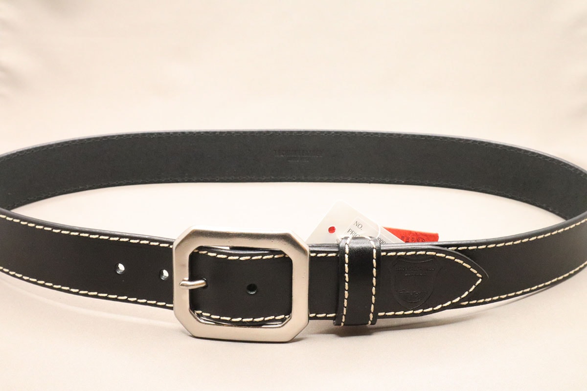 栃木レザーオリジナルワイドステッチベルト【40mm幅】(ロングタイプ)