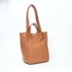 Twist Buckle Emboss Tote Bag