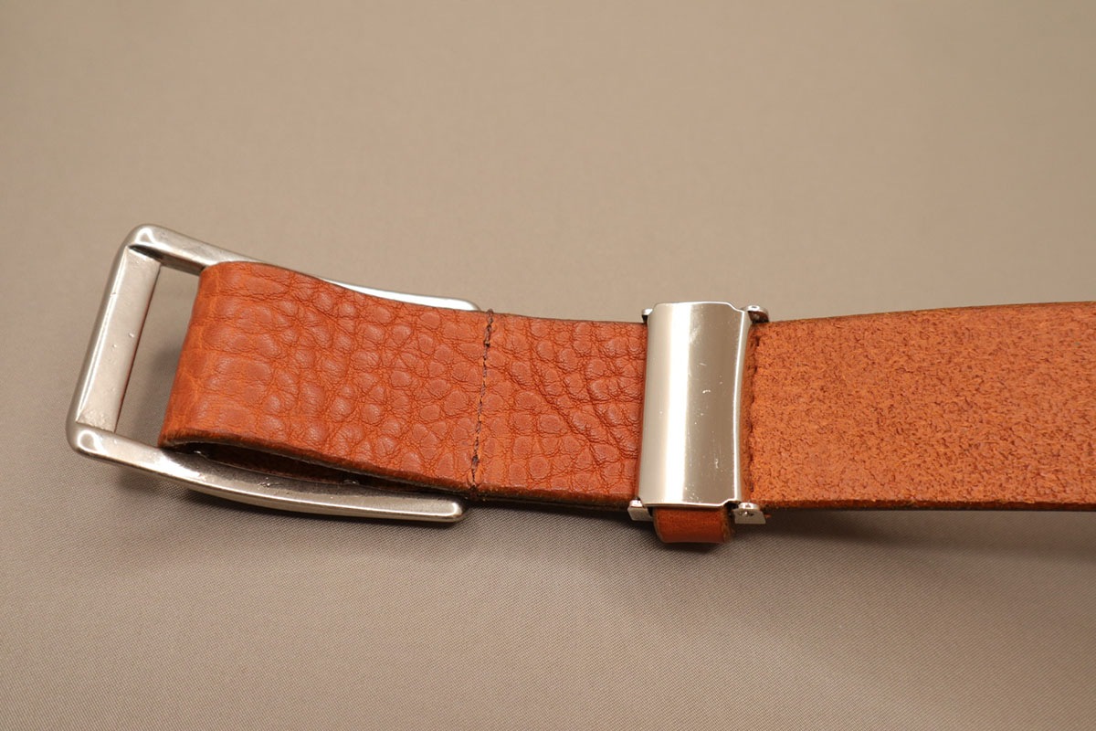 栃木レザーオリジナル穴無しベルト