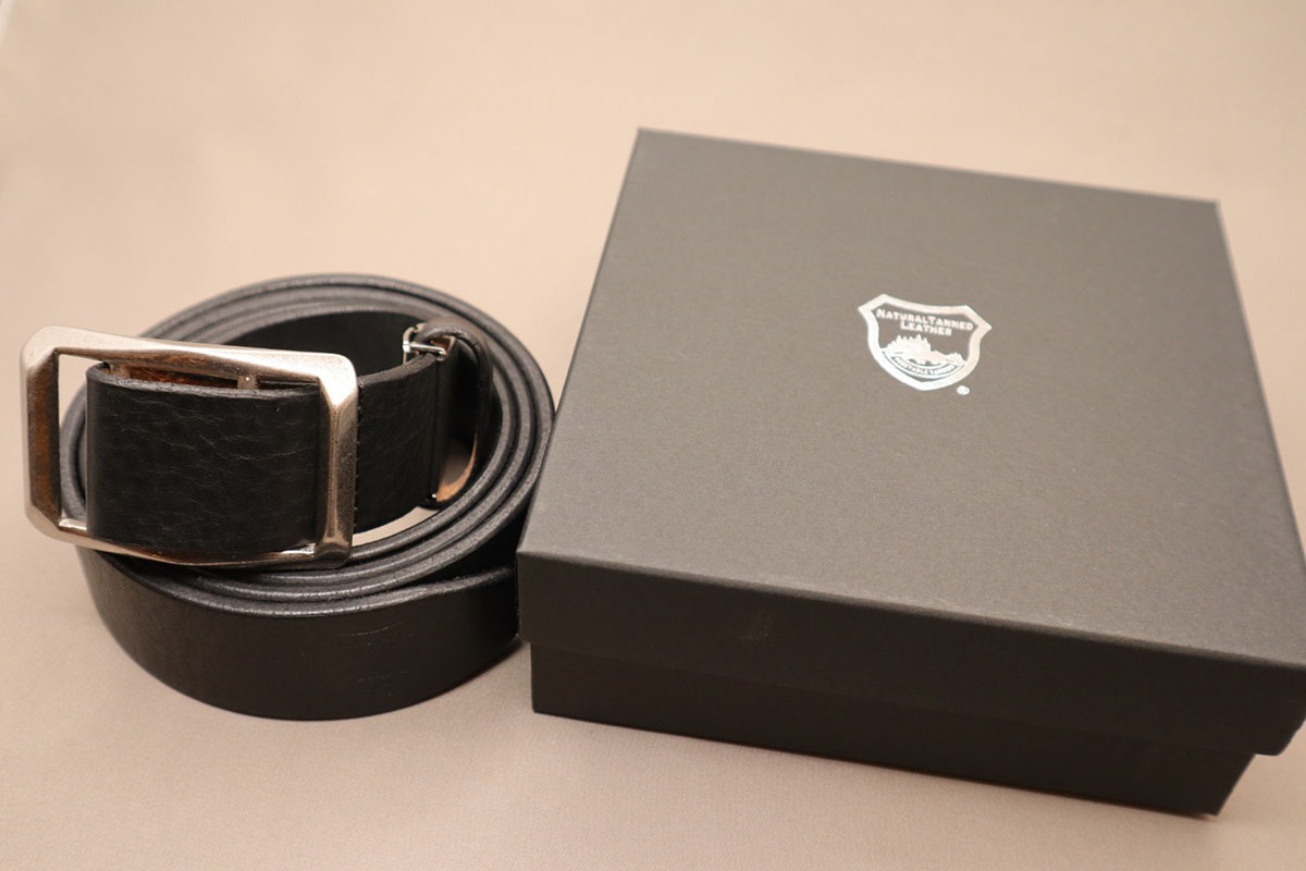 栃木レザーオリジナル穴無しベルト