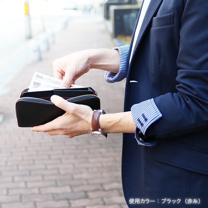 HUKURO 長財布　　栃木レザー 栃木レザーアンテナショップオンライン