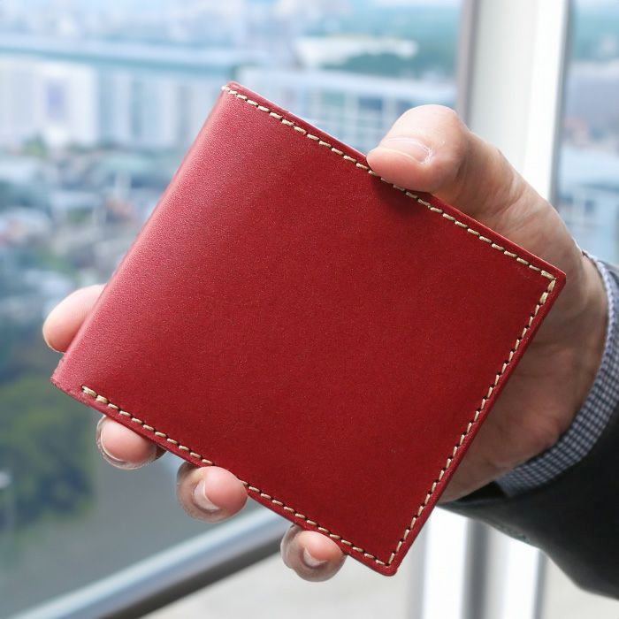 栃木レザー 財布 Eredita(エレディータ) 栃木レザー 二つ折り財布 メンズ