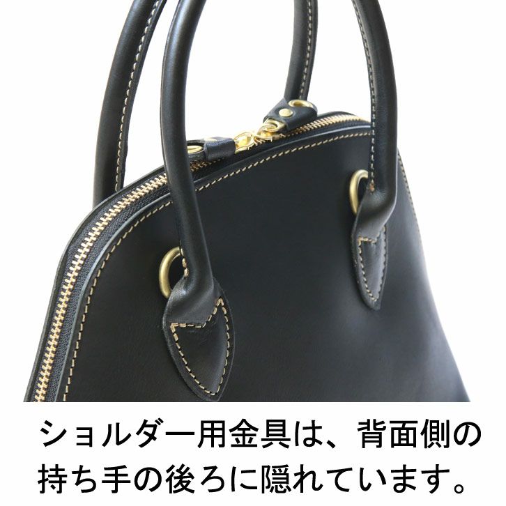 ラウンドZIPミニトートバッグ