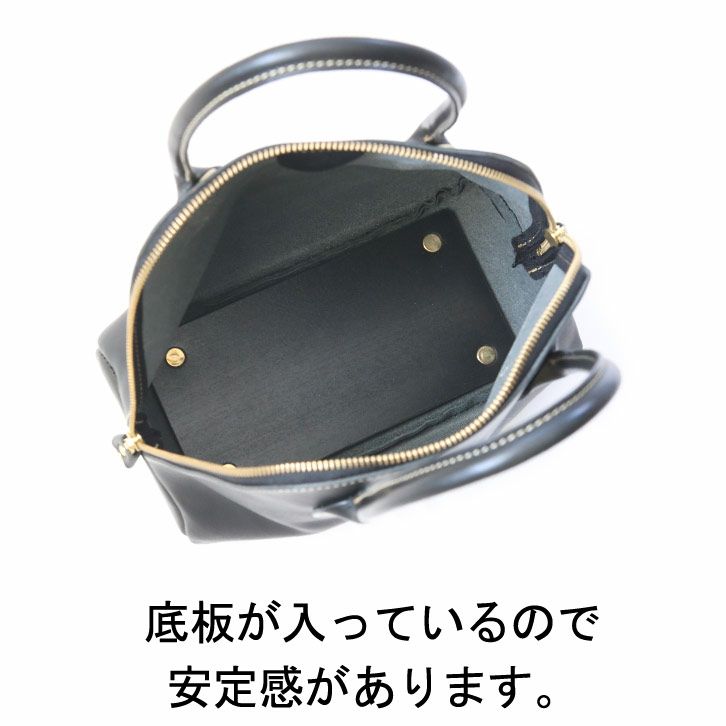 ラウンドZIPミニトートバッグ