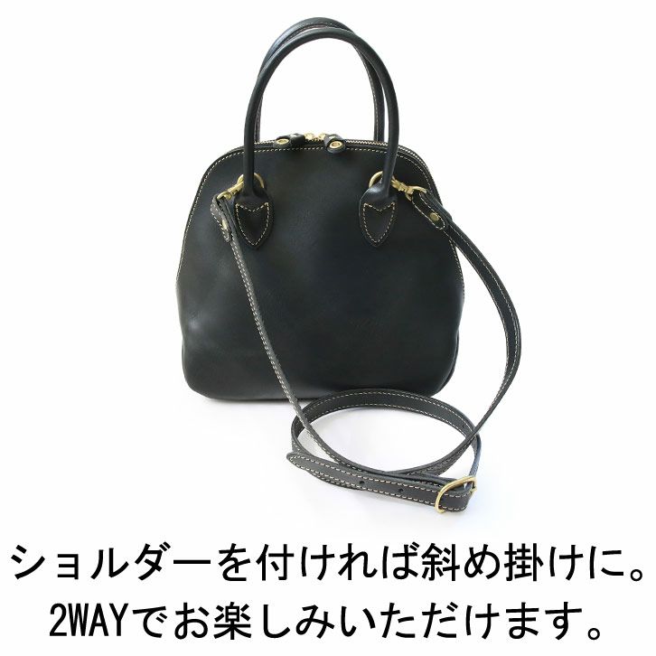 ラウンドZIPミニトートバッグ