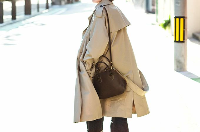 ラウンドZIPミニトートバッグ