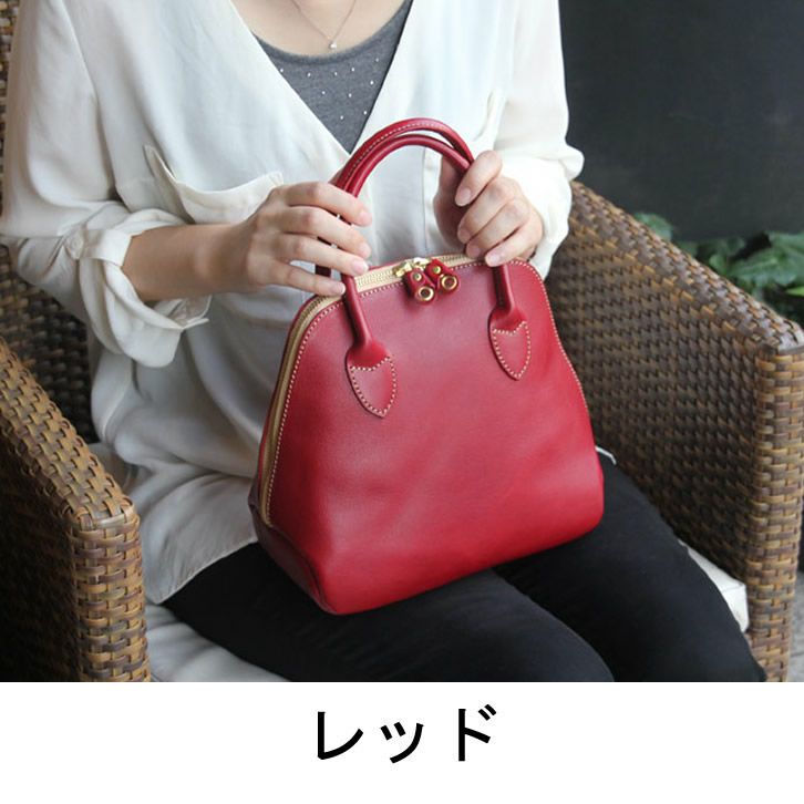 ラウンドZIPミニトートバッグ