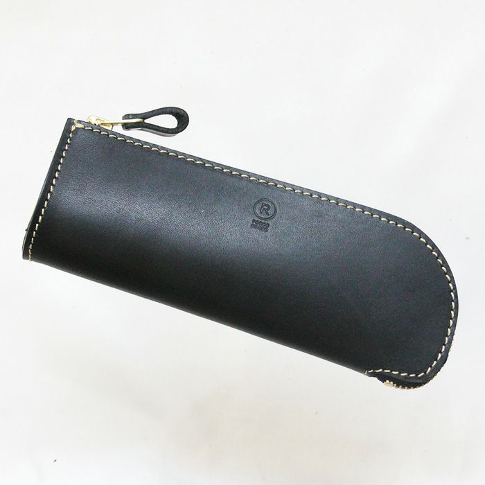 ◆未使用◇YANASE 革製 アクセサリーケース 黒 ノベルティ ヤナセ◆ テキスタイルモバイルアクセサリーケース（L）｜ノベルティ