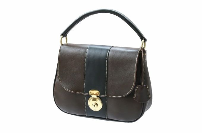 【新品未使用】as on レザーハンドバッグ 韓国　ブラウン Woman ブラウン トッズ マゼンタ レザー バケット バッグ ミニ