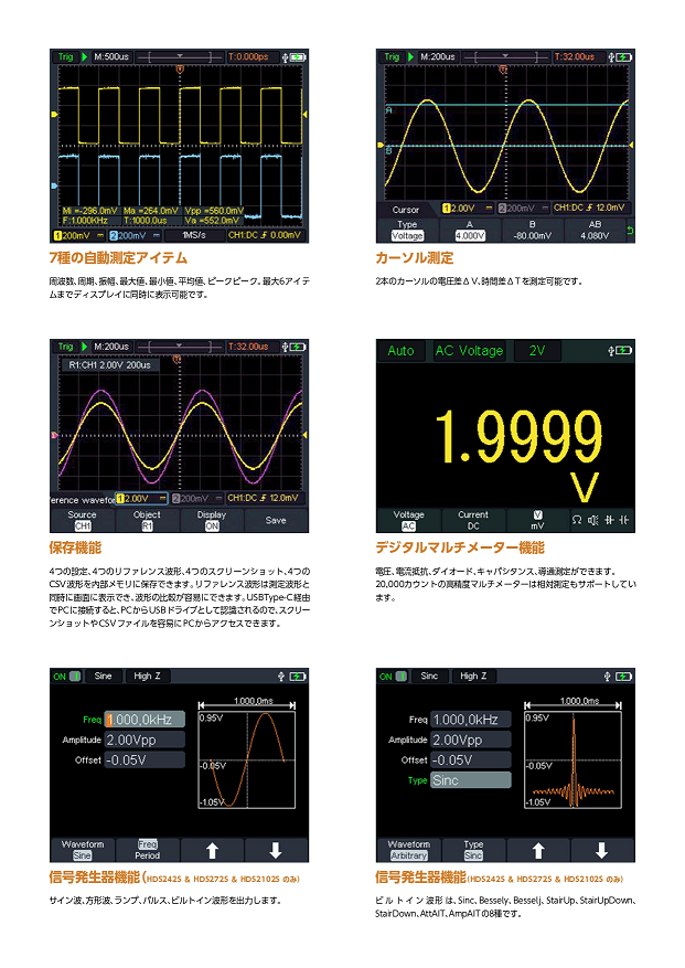 ꡦٳۡڷHDS2201Υߡۡƥȥץ쥼ȡOWON HDS200꡼ 2ͥ ǥ롦סڣĶв١