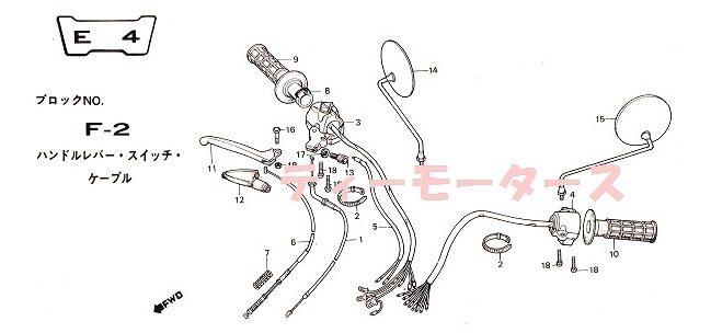 CT110ハンターカブ国内仕様モデル☆ハンドルグリップ左右