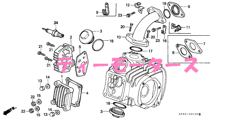 CT110－P UB オーストラリア 輸出仕様☆スパークプラグ DENSO X27ESR-U