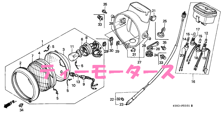CT110 ヘッドライト　メーターユニット CT110 ヘッドライト メーターユニット CT110 ヘッドライト メーター