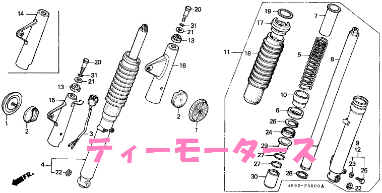 HONDA CT110 パーツリスト CT110パーツリスト