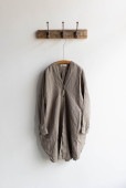 Honnete オネット | V Long Shirts Cardy Col : Khaki 通販