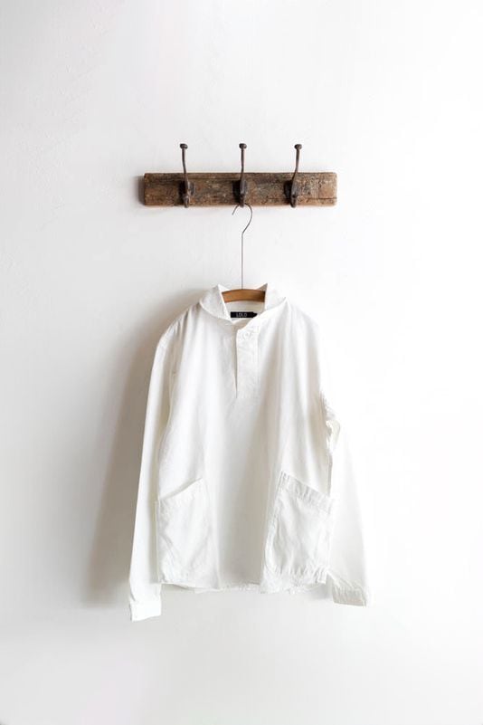 LOLO ロロ | LS-438 定番プルオーバー型 前開き 比翼シャツ Col